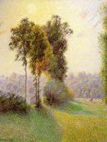 Pissarro, Camille - Sunset at St. Charles, Eragny